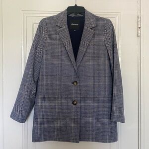 Madewell Plaid Blazer